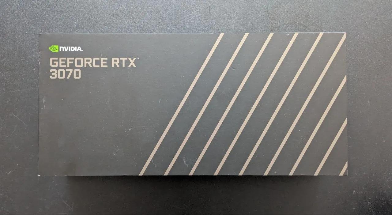 Видеокарта NVIDIA RTX 3070 8 ГБ Founders Edition