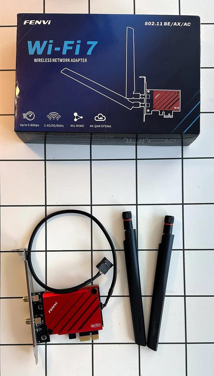 Wi-Fi 7 карта FENVI Intel BE200 PCIe для ПК