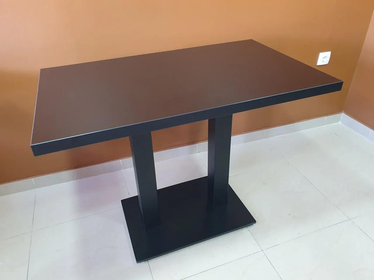 Металлический стол 60×115 см для кафе или дома