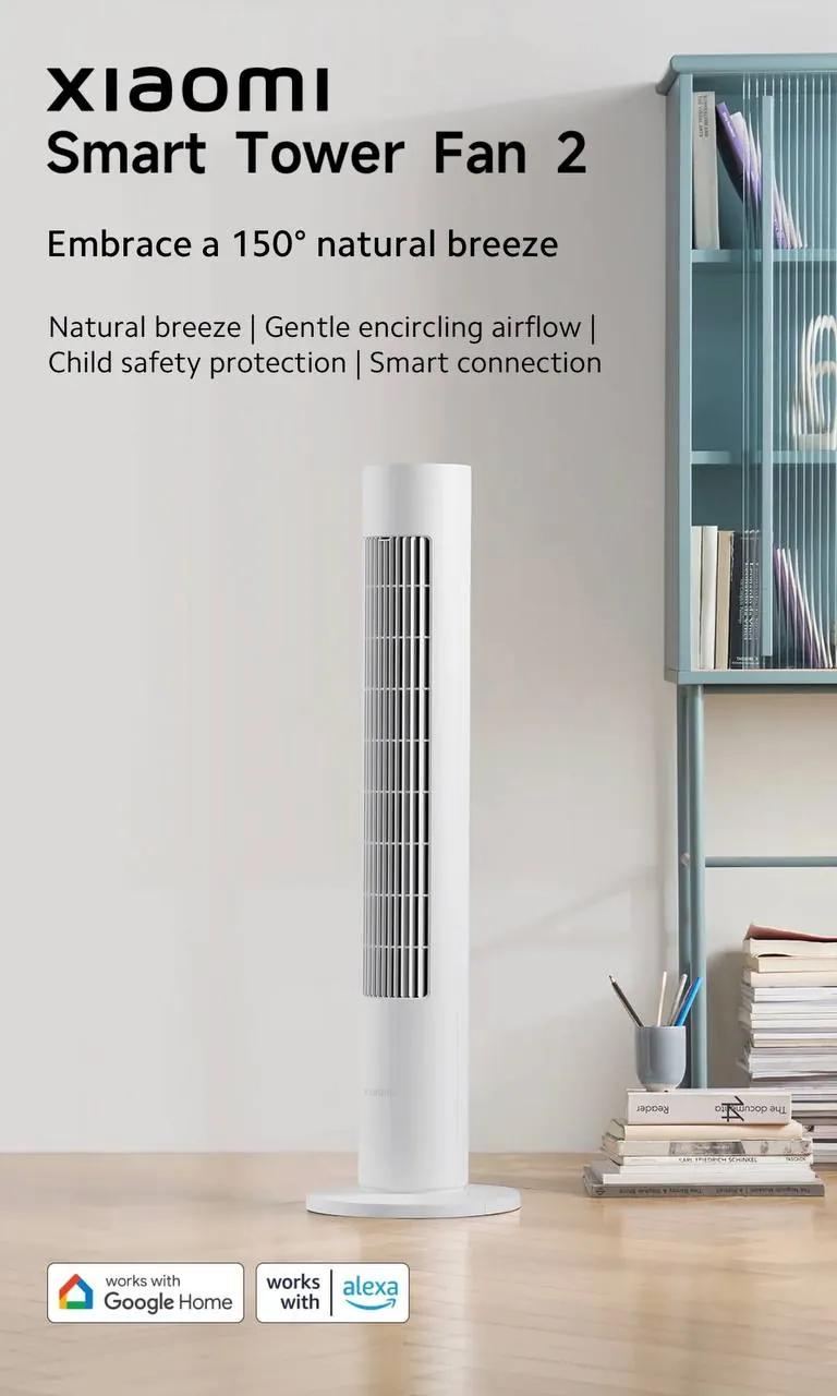Безлопастной вентилятор Xiaomi Smart Tower Fan 2