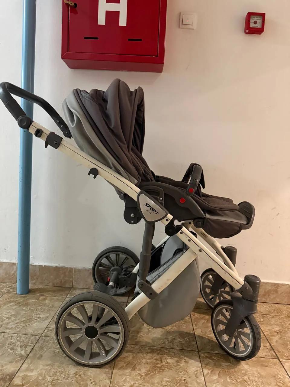 Коляска Anex Sport 2 в 1 серая