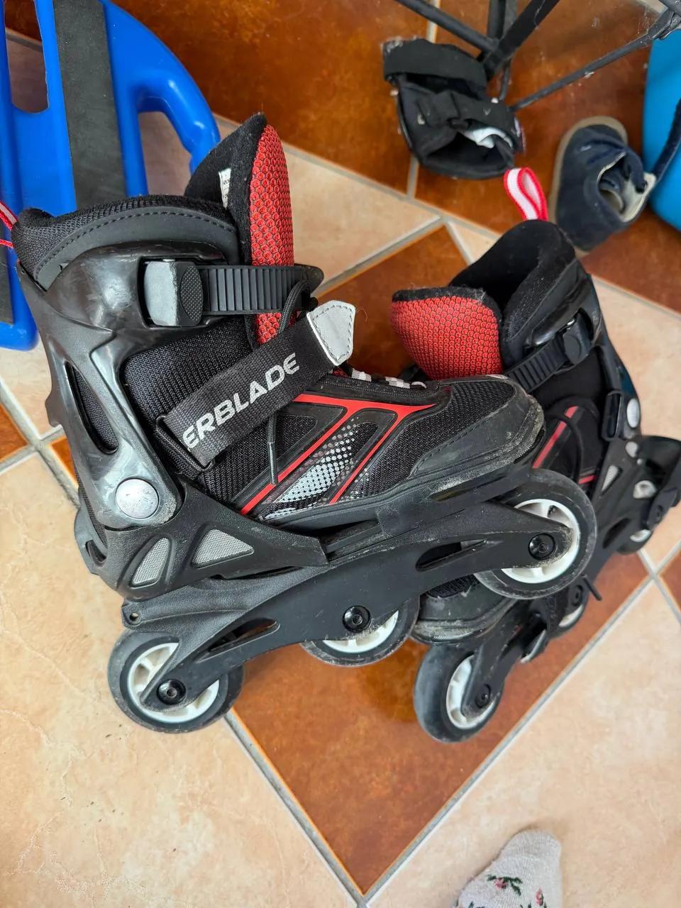 Роликовые коньки Rollerblade детские размер 28-32