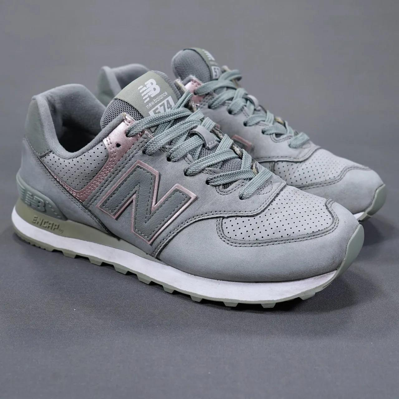 Кроссовки New Balance 574 серые размер 40