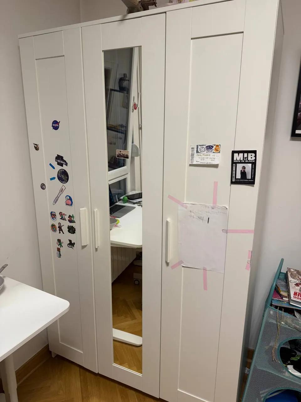 Шкаф IKEA Brimnes трёхстворчатый Врачар