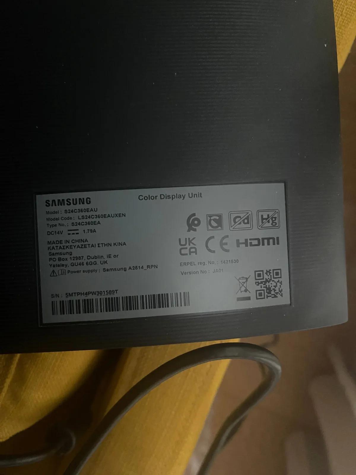 Монитор Samsung LS24C360 24 дюйма изогнутый Нови Белград