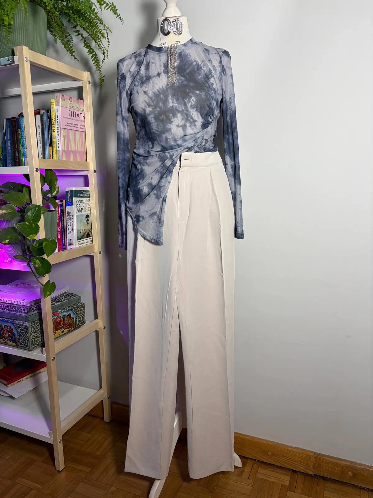 Брюки Zara и кофточка-сетка размер S-M