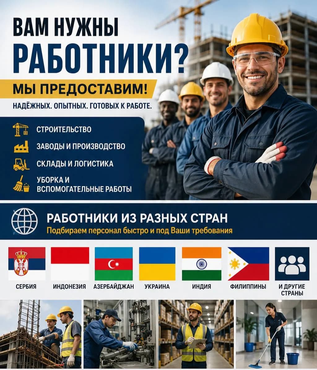 Подбор рабочих для бизнеса в Сербии