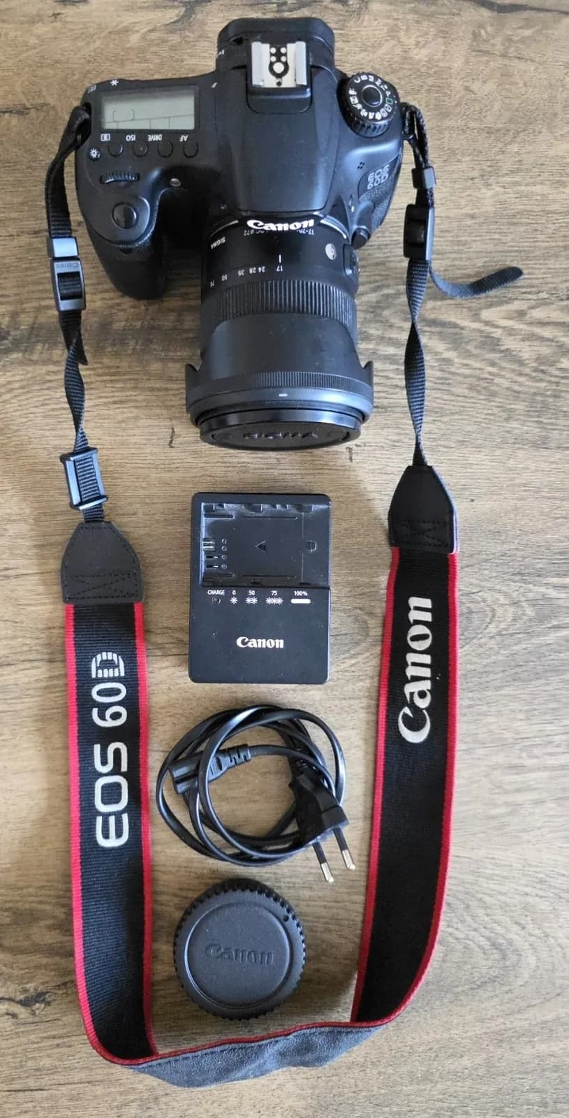 Canon 60D зеркальный объектив Sigma 17-70