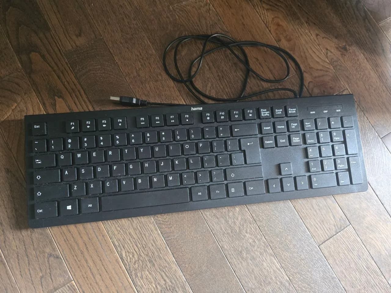 Беспроводная и USB клавиатуры