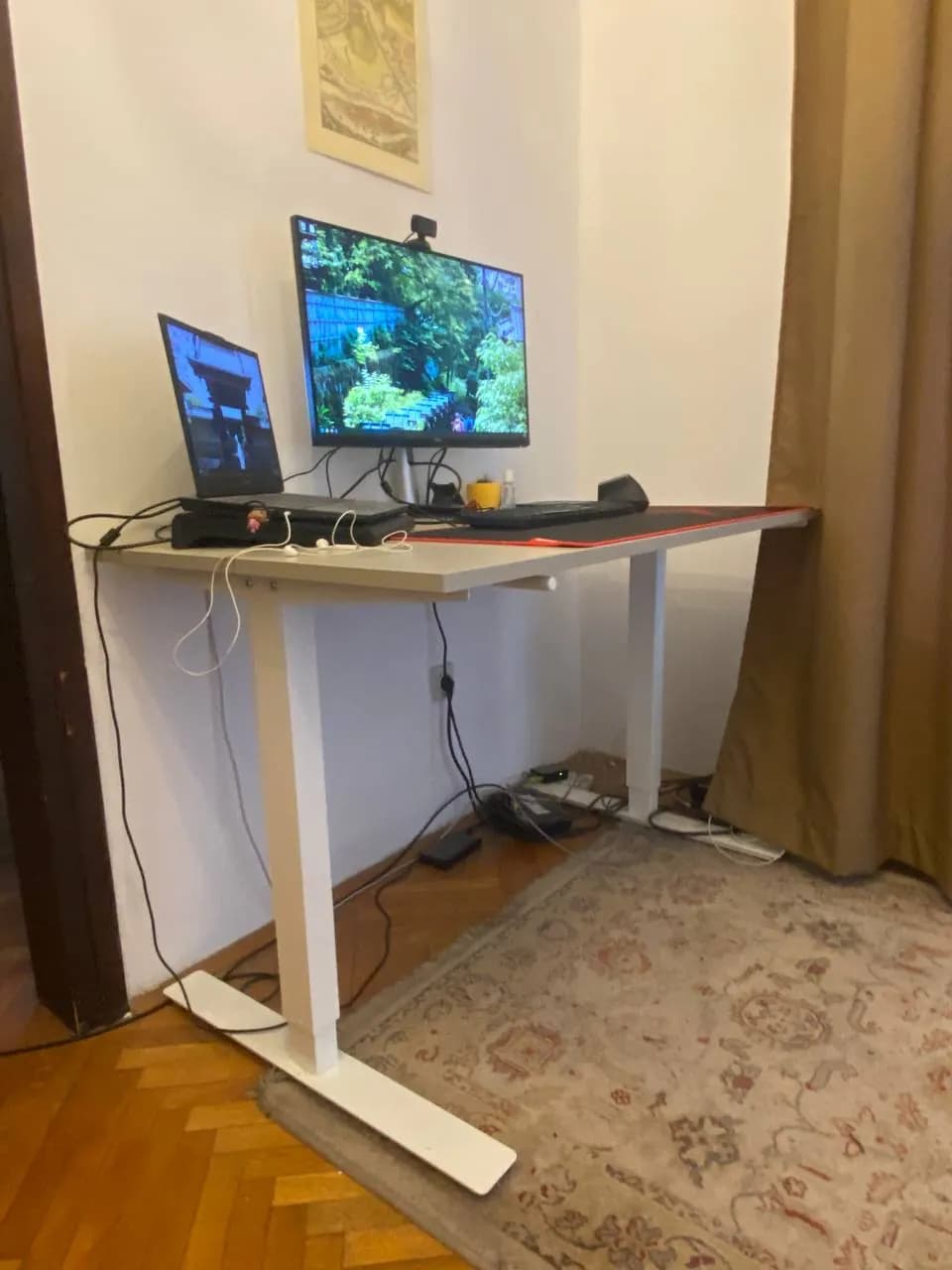 Регулируемый стол IKEA TROTTEN 120x70