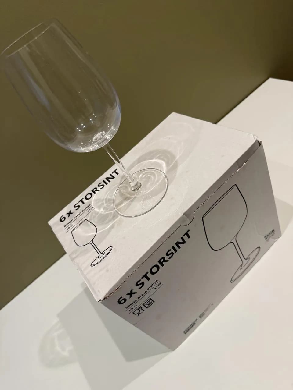 Бокалы для вина IKEA 6 штук
