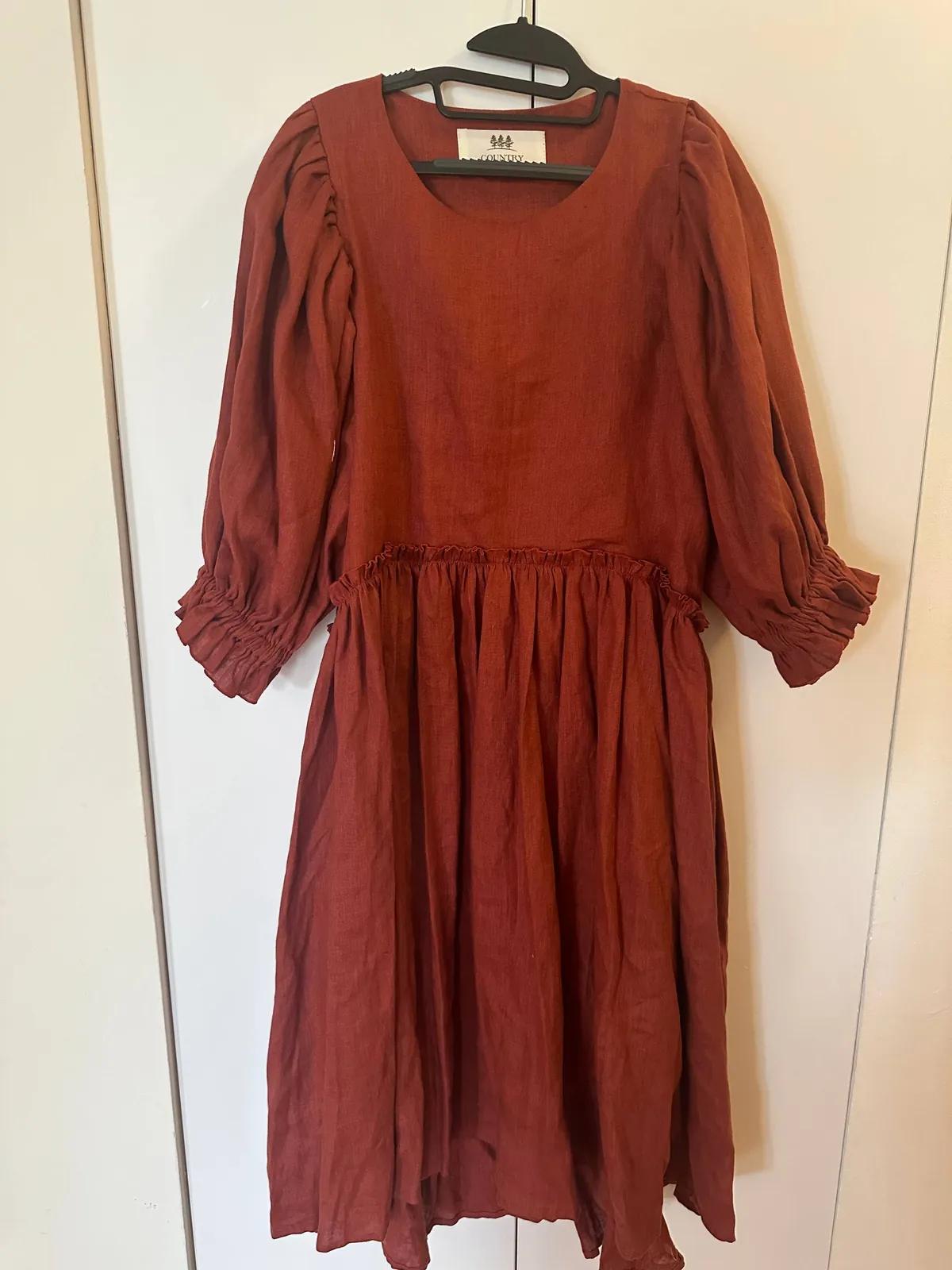 Льняное платье Country Textile
