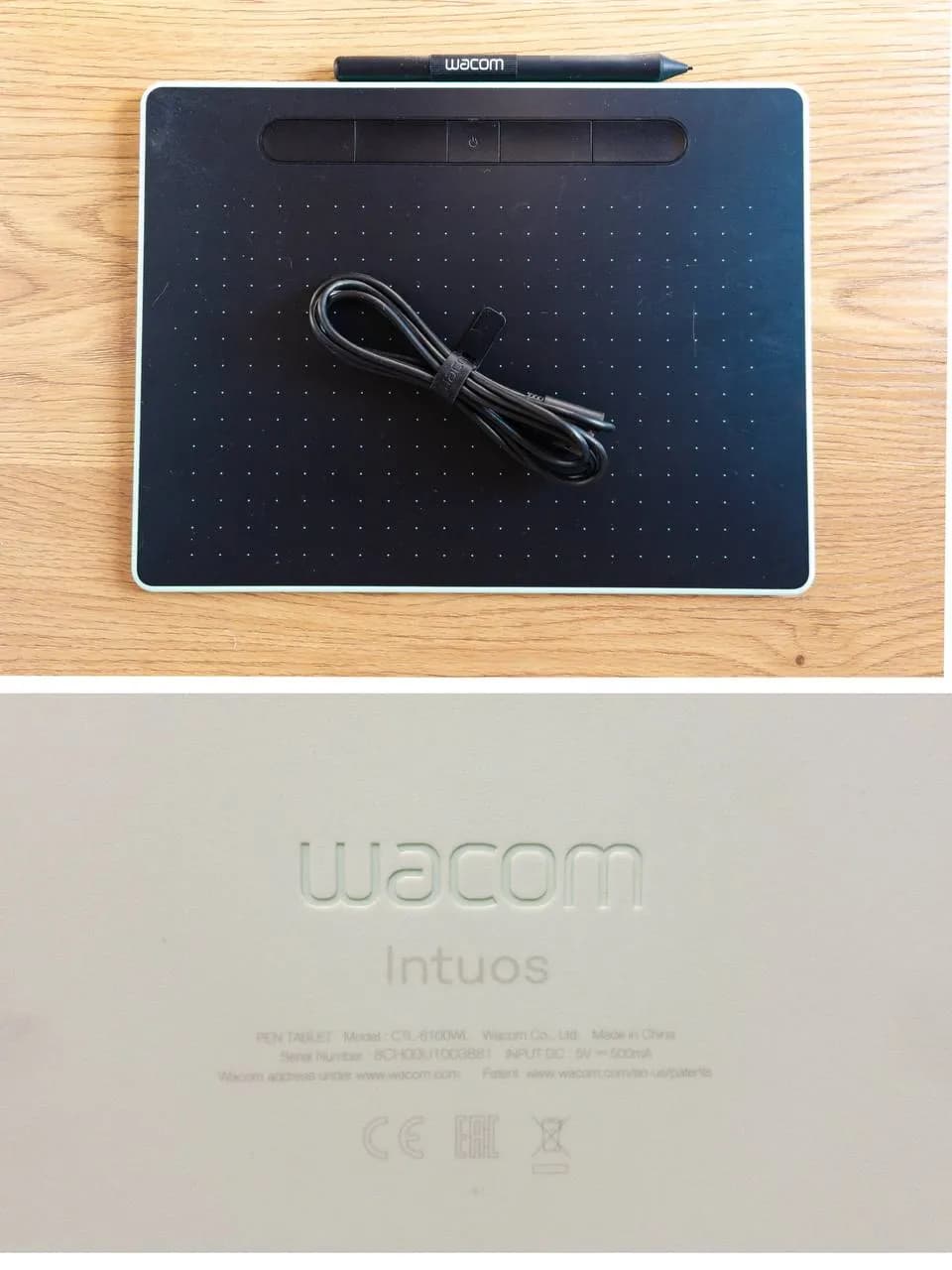 Графический планшет Wacom, увлажнитель, пазл