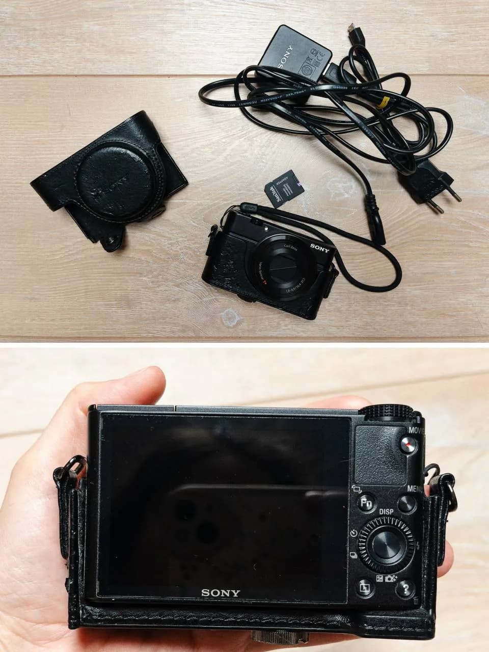 Камеры Sony RX100, Ricoh плёночная и пульт