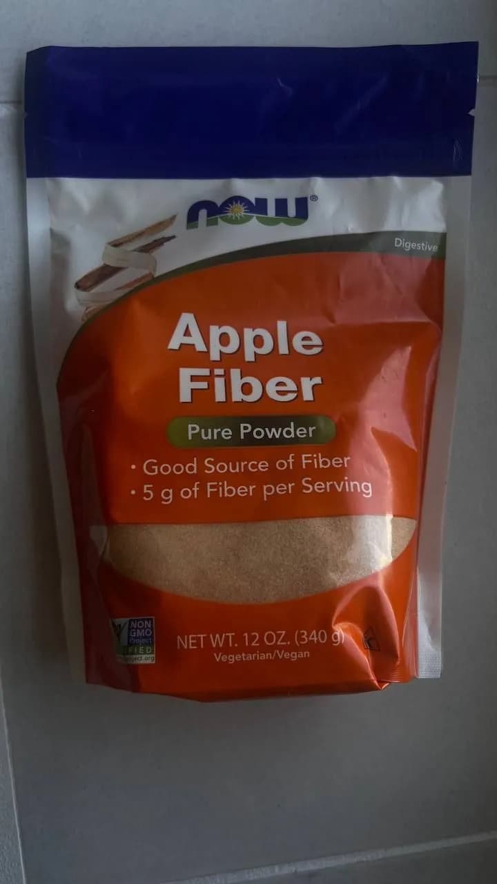 Яблочная клетчатка NOW Apple Fiber