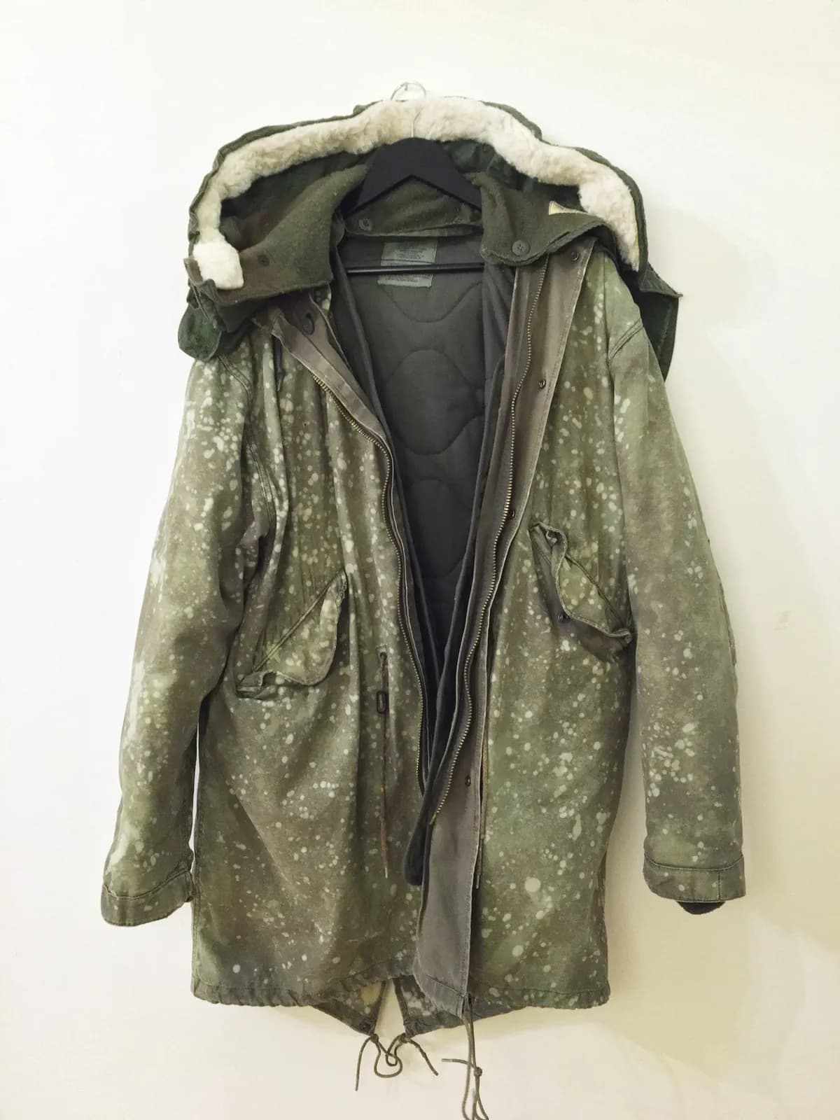 Кастомная парка Alpha Industries M-65 фиштейл