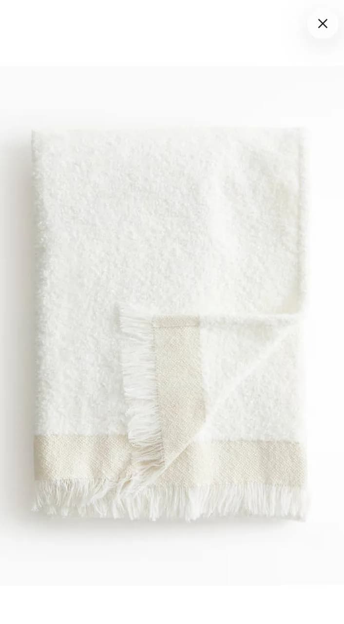 Плед H&M Home и набор подставок