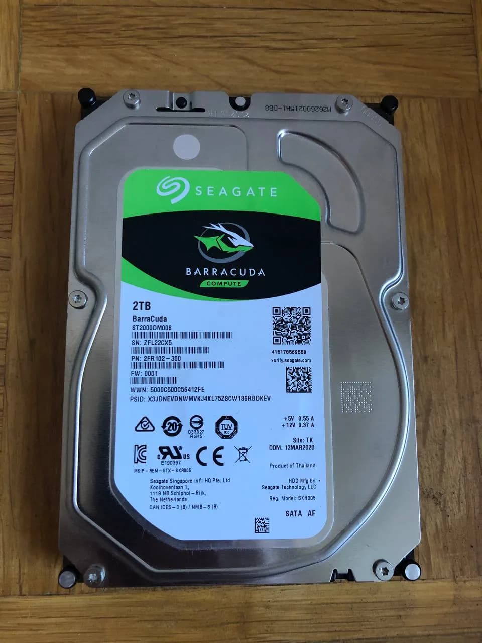 Жёсткий диск Seagate Barracuda 2TB