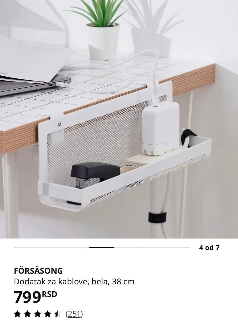Органайзер для кабелей IKEA