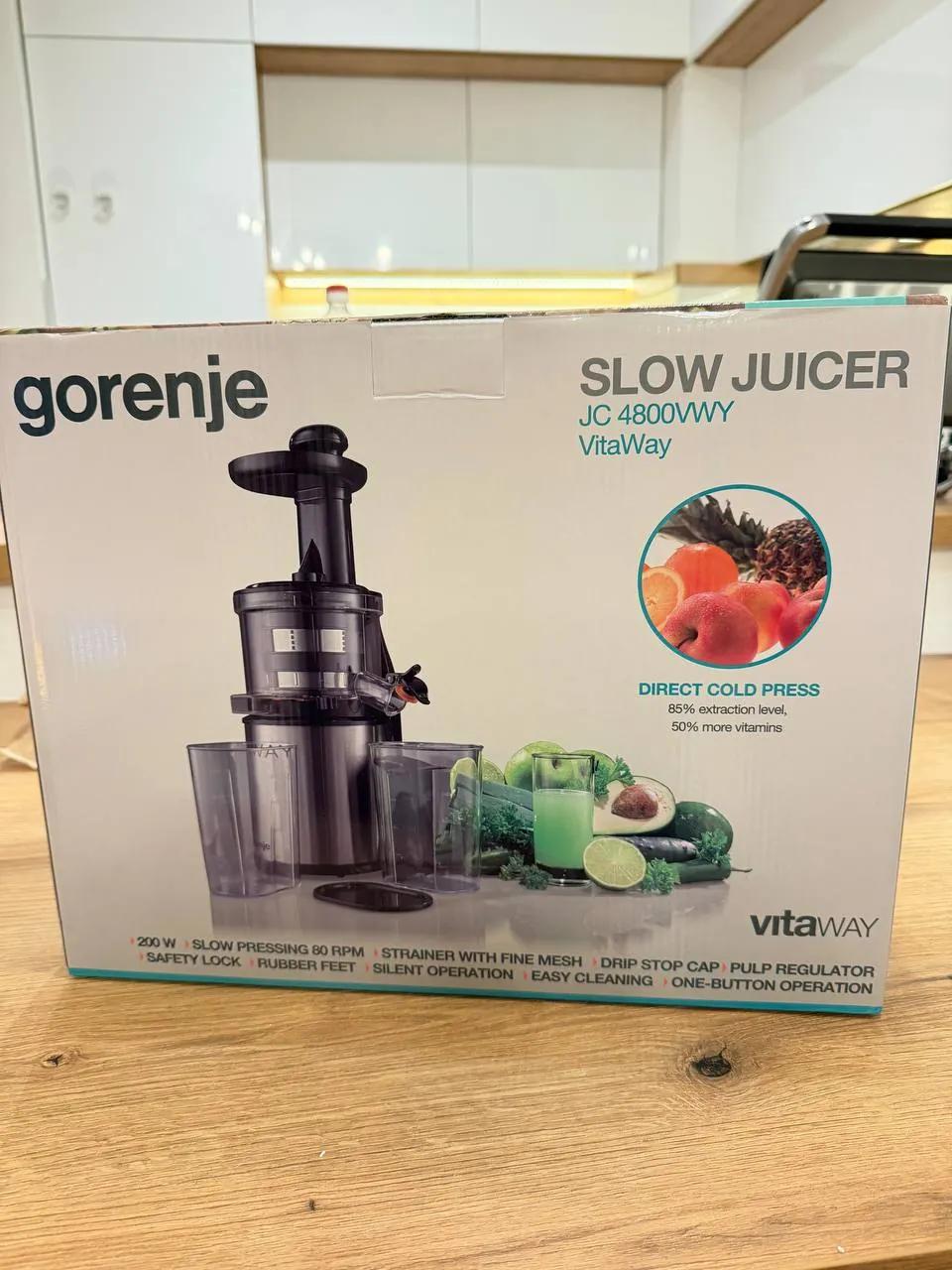 Соковыжималка Gorenje Slow Juicer