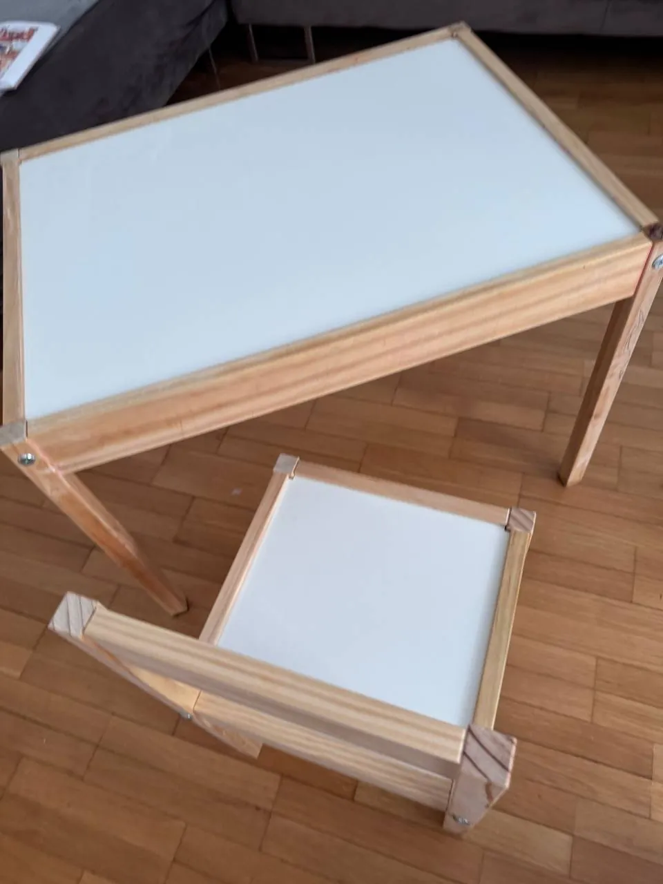 Детский стол и стул IKEA LÄTT 1