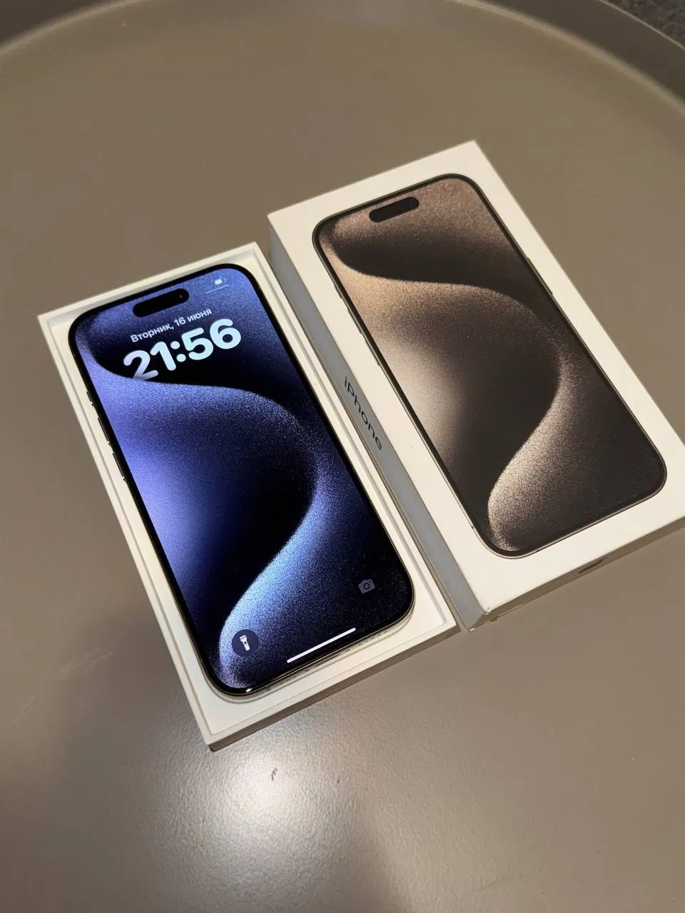 iPhone 15 Pro Natural Titanium 128 ГБ 1