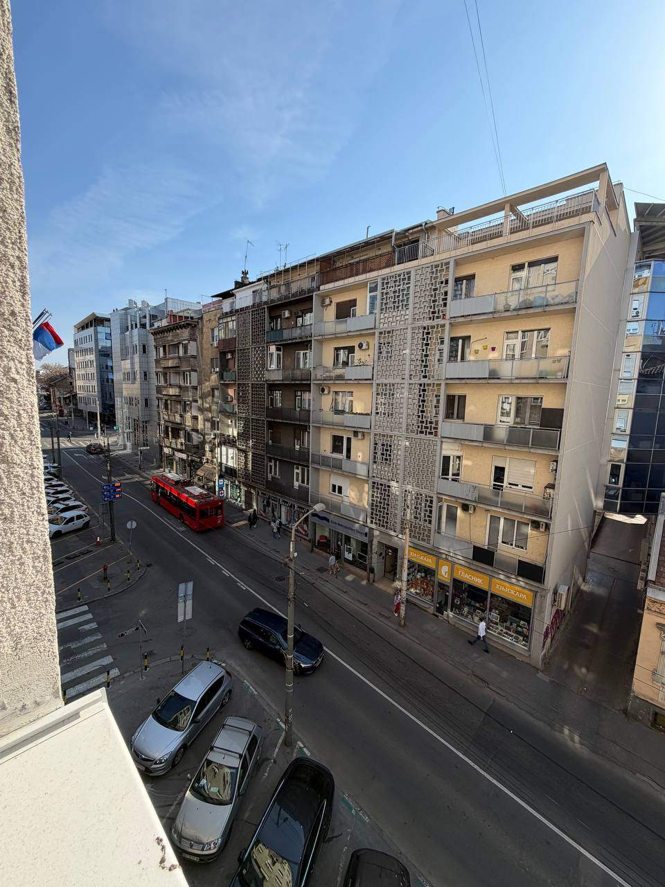 Двухкомнатная квартира в Белграде, около Площади Слави 7