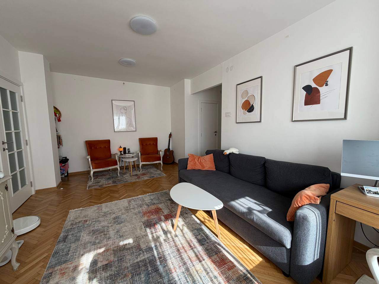 Двухкомнатная квартира в Белграде, около Площади Слави 1