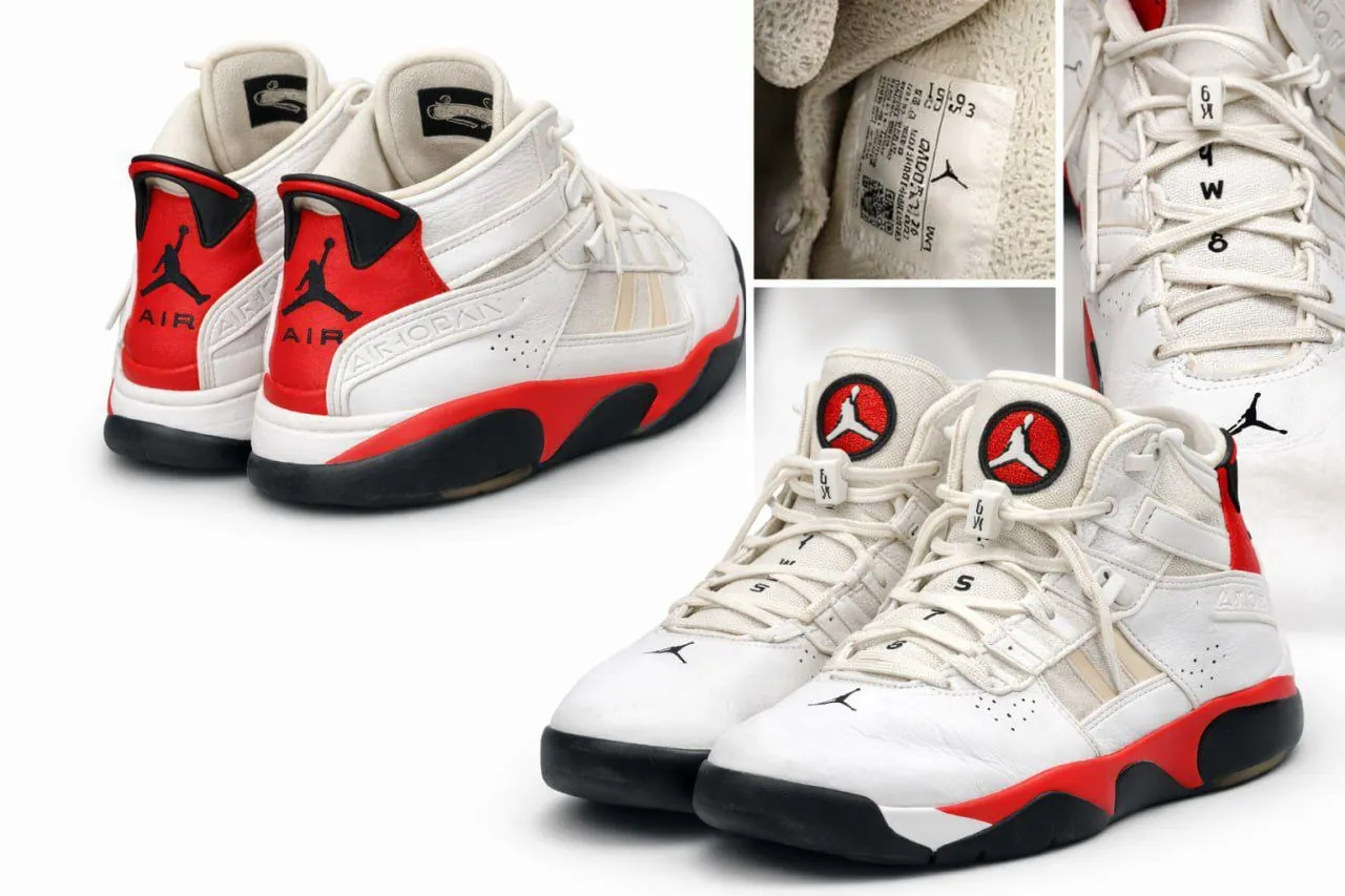 Кроссовки Air Jordan бело-красные EU 42 1