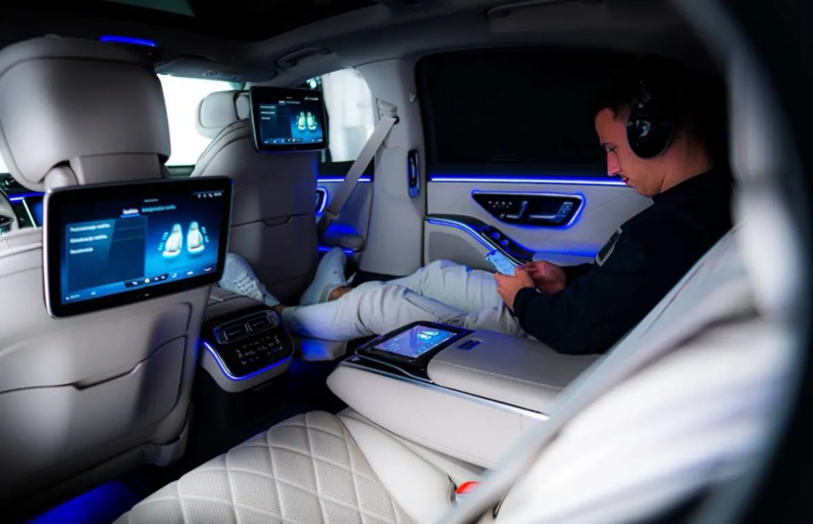 VIP трансфер Белград Mercedes V class 3