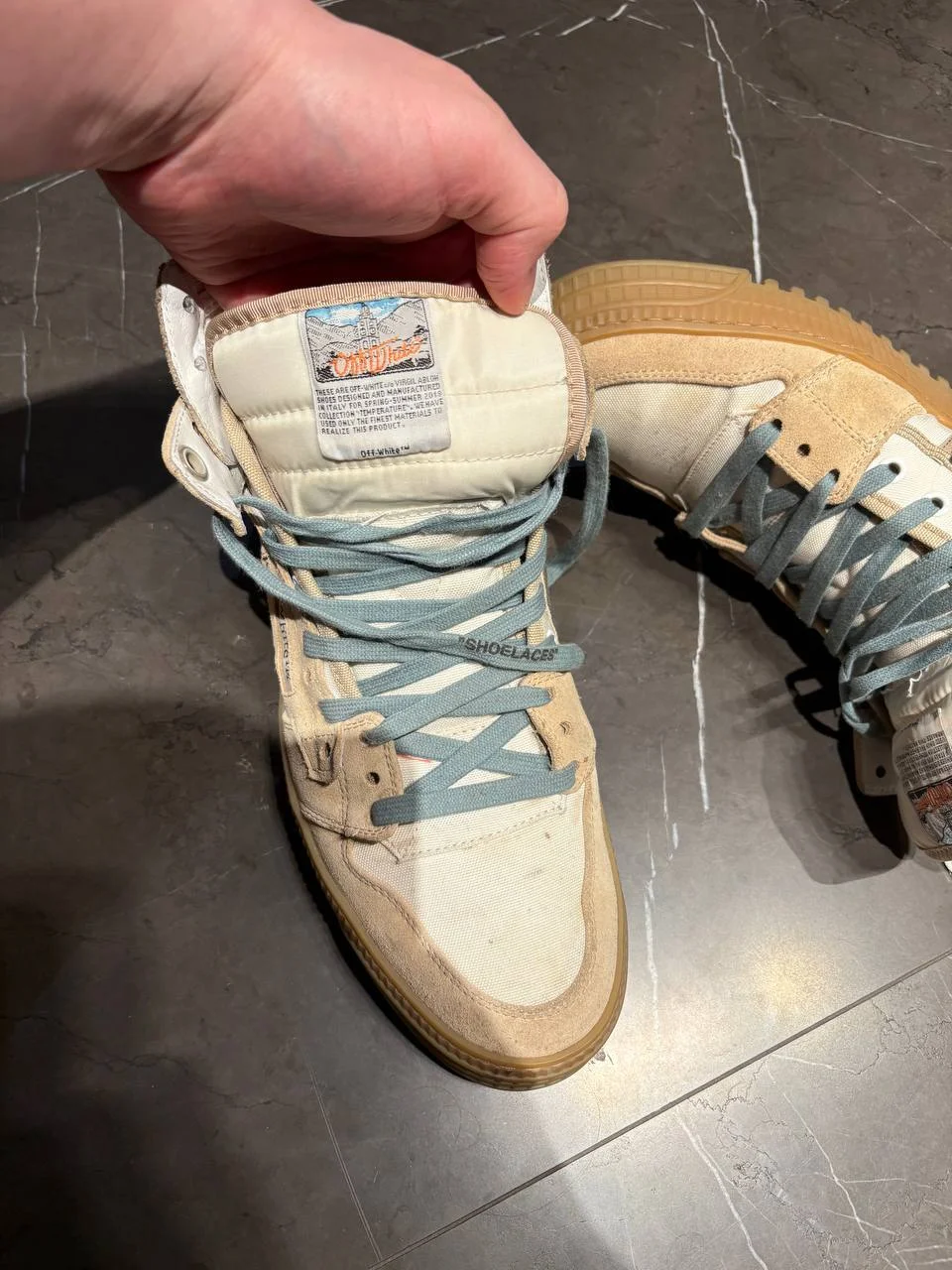 Высокие кроссовки Off White 4