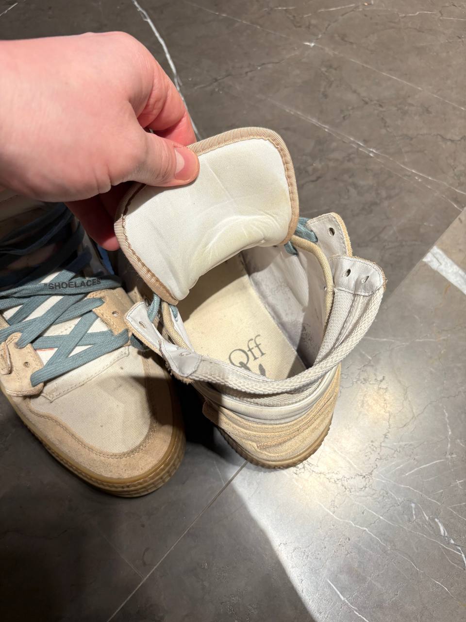 Высокие кроссовки Off White 6