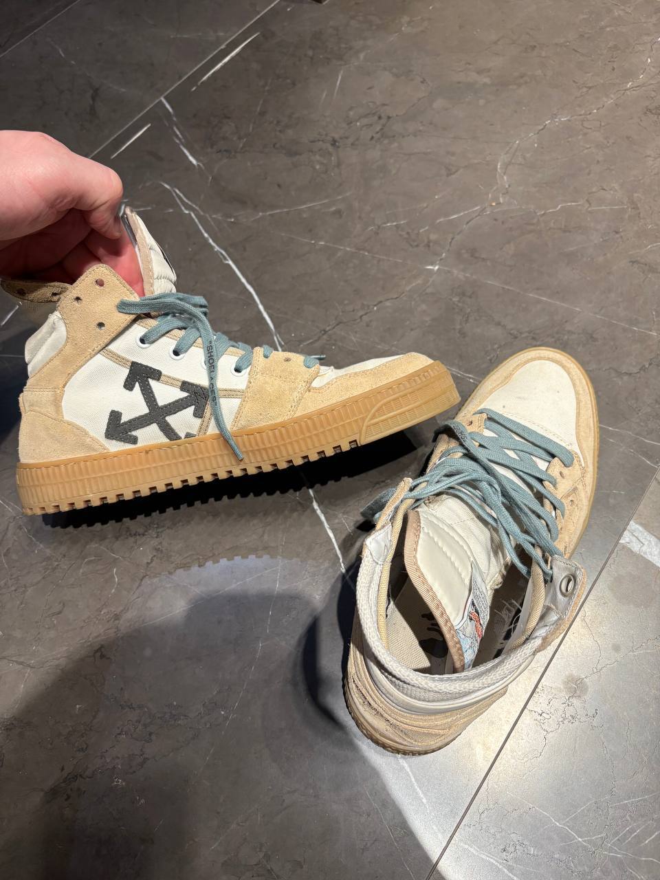 Высокие кроссовки Off White 5