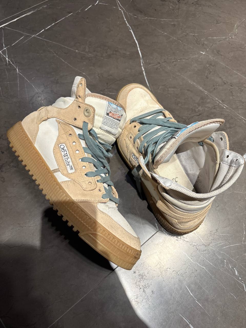 Высокие кроссовки Off White 2