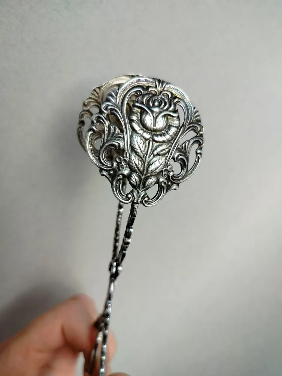 Серебрёная посуда щипцы масленка конфетница 3