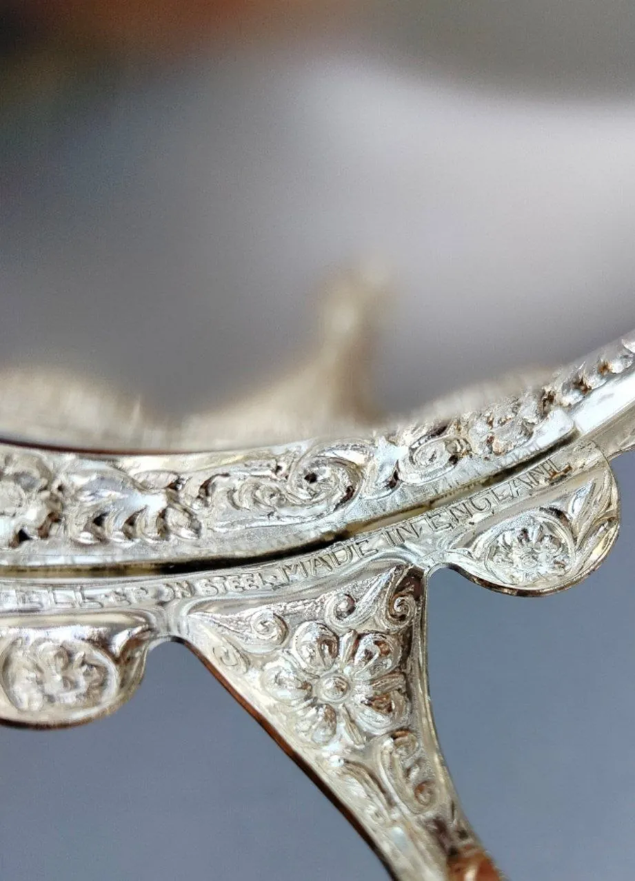 Серебрёная посуда щипцы масленка конфетница 10