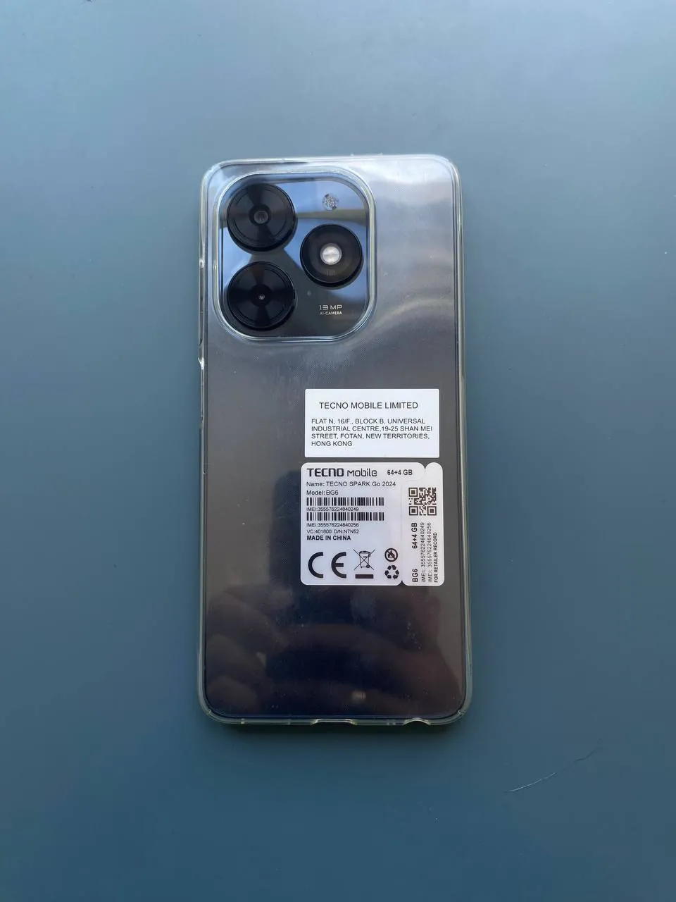 Два смартфона Tecno Spark и Motorola G54 2
