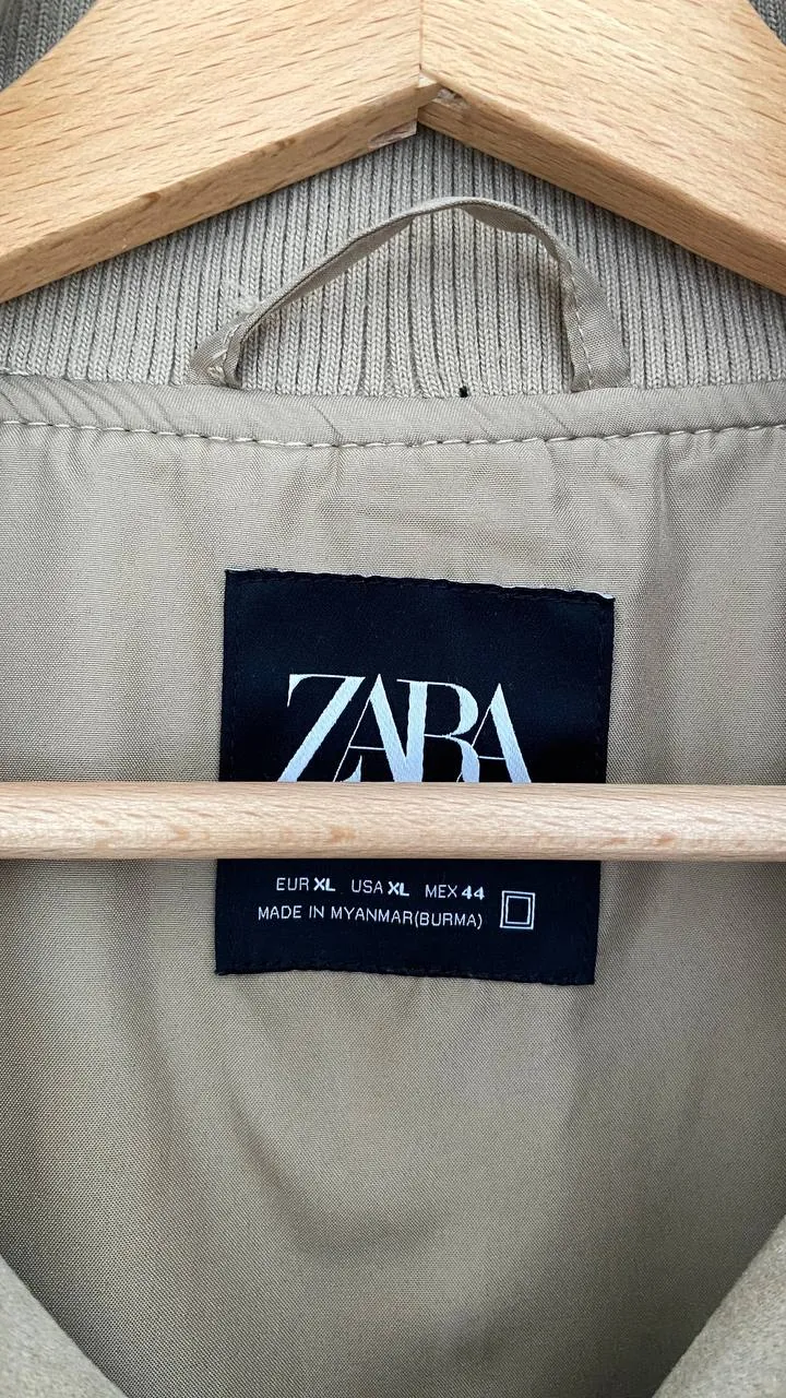 Мужской бомбер Zara XL хорошее состояние 3