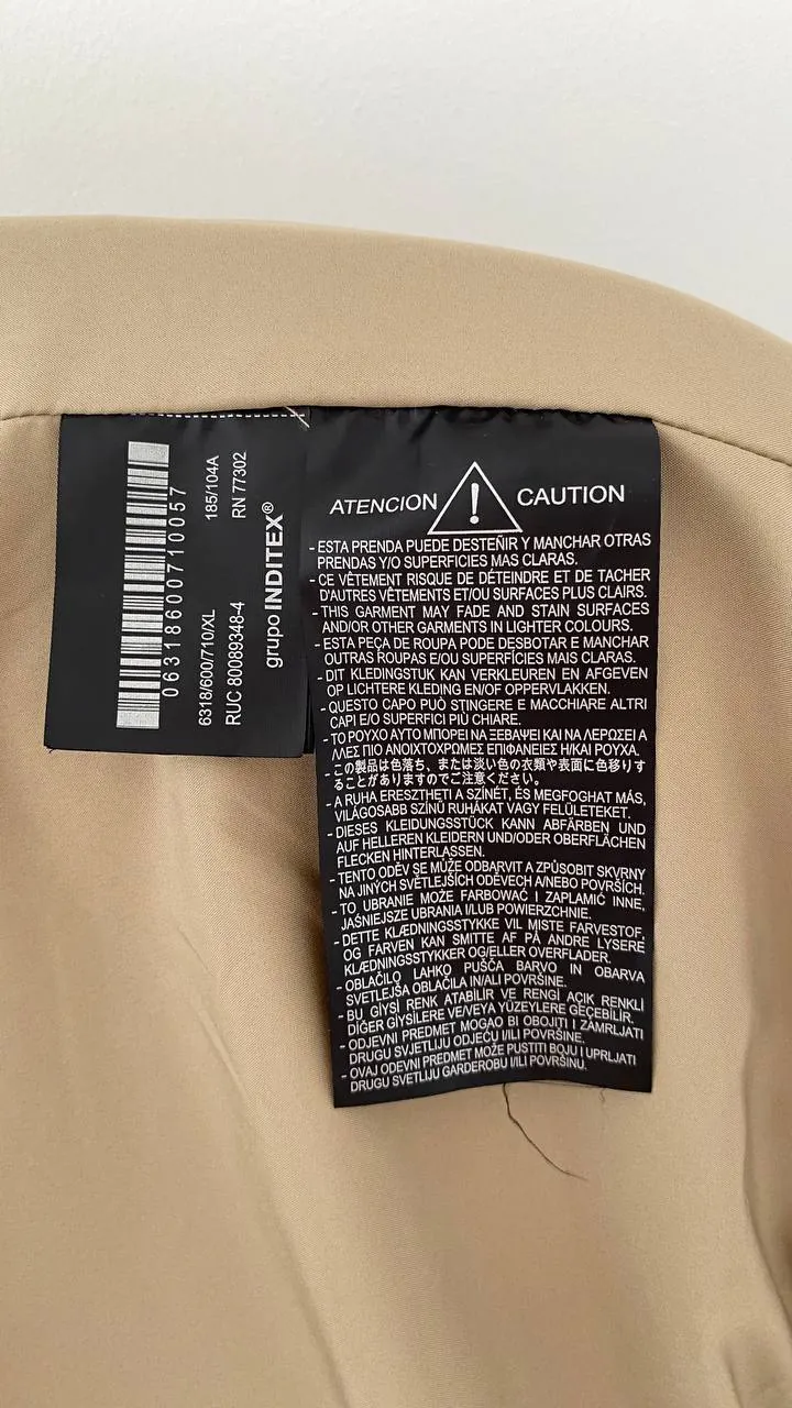 Мужской бомбер Zara XL хорошее состояние 4