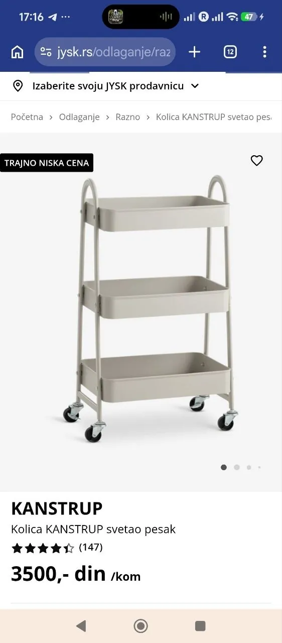 Тележки IKEA и Jysk домашние 2
