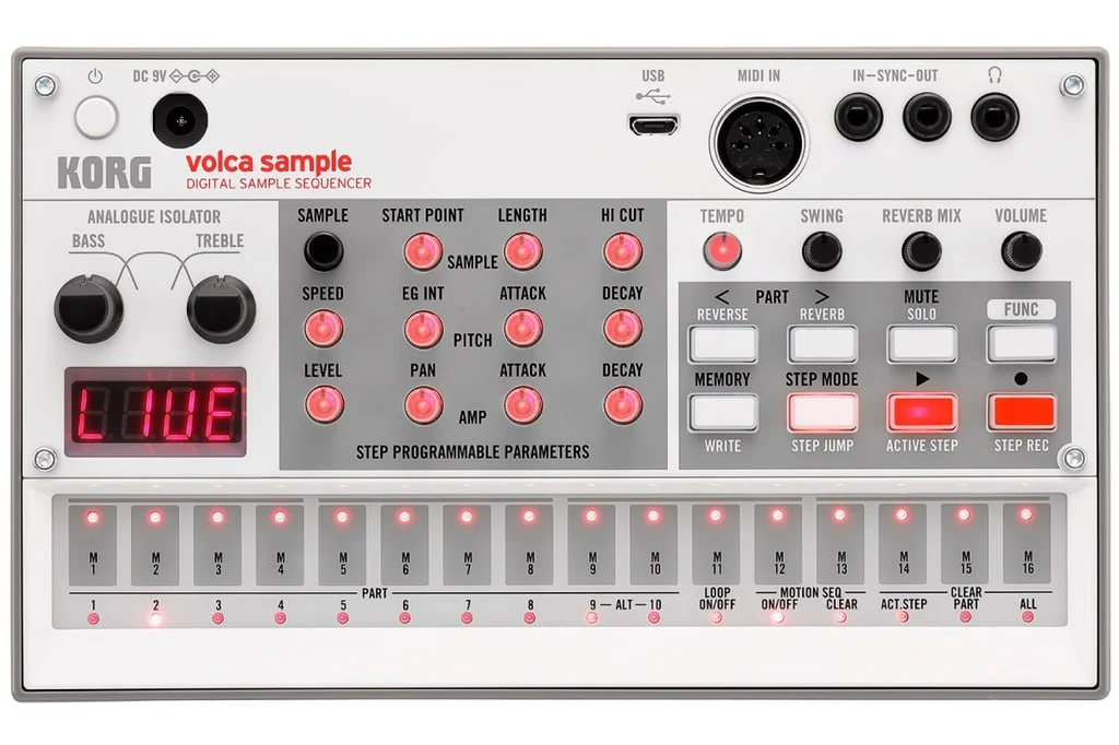Цифровой сэмплер Korg Volca Sample 1