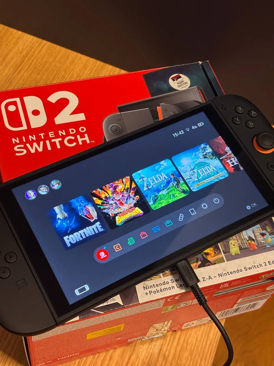 Nintendo Switch 2 с играми и картридж 2