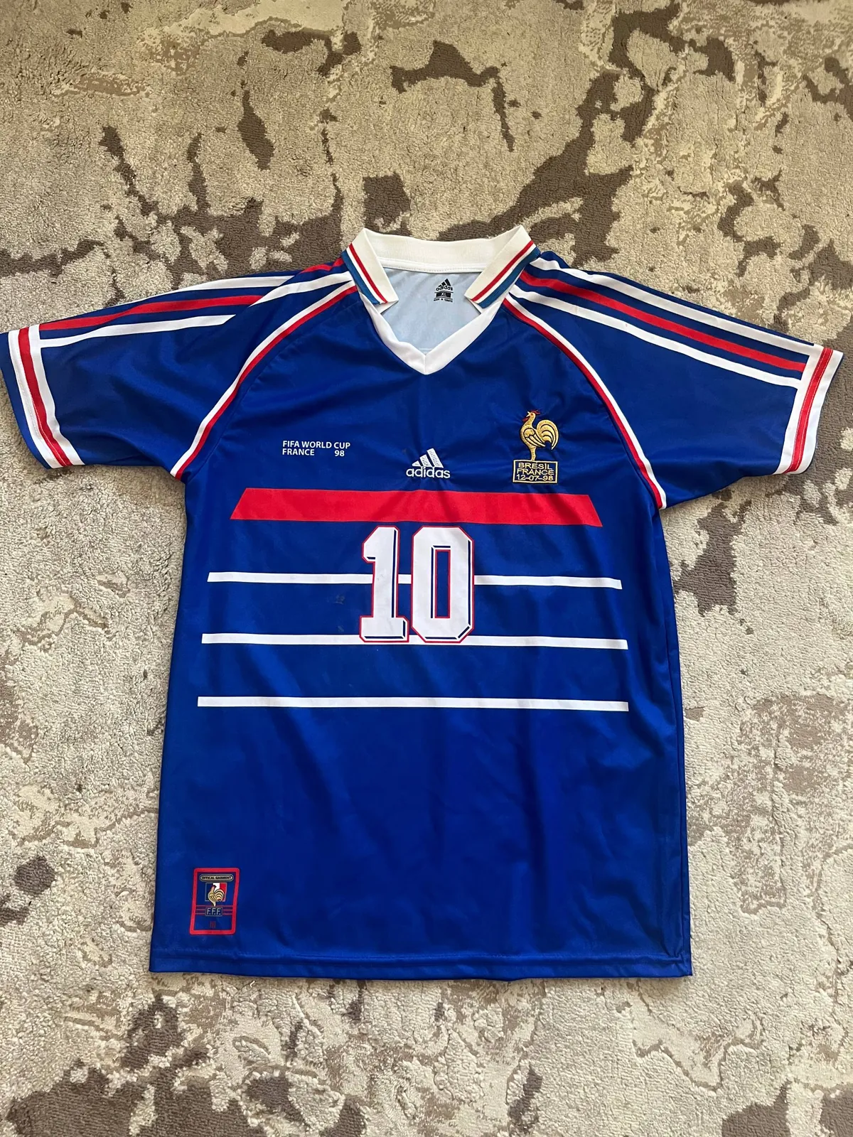 Trapstar FRANCE 98 Jersey футбольная майка XL 3