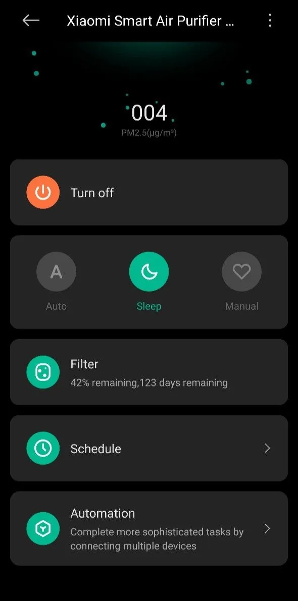Очиститель воздуха Xiaomi Mi Air Purifier 4 Lite 4