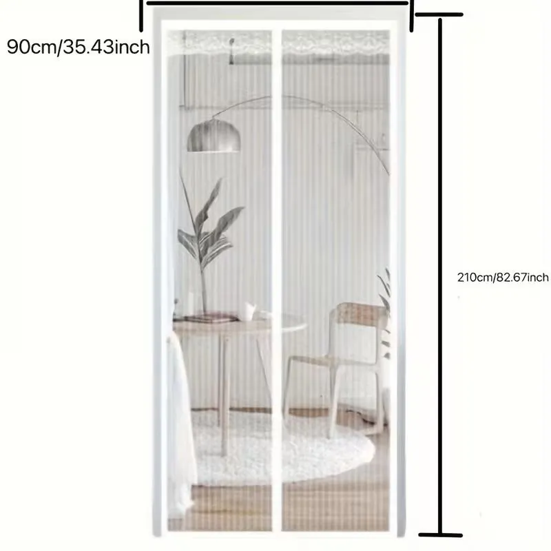 Временная дверь на магнитах 90x210 новая 2