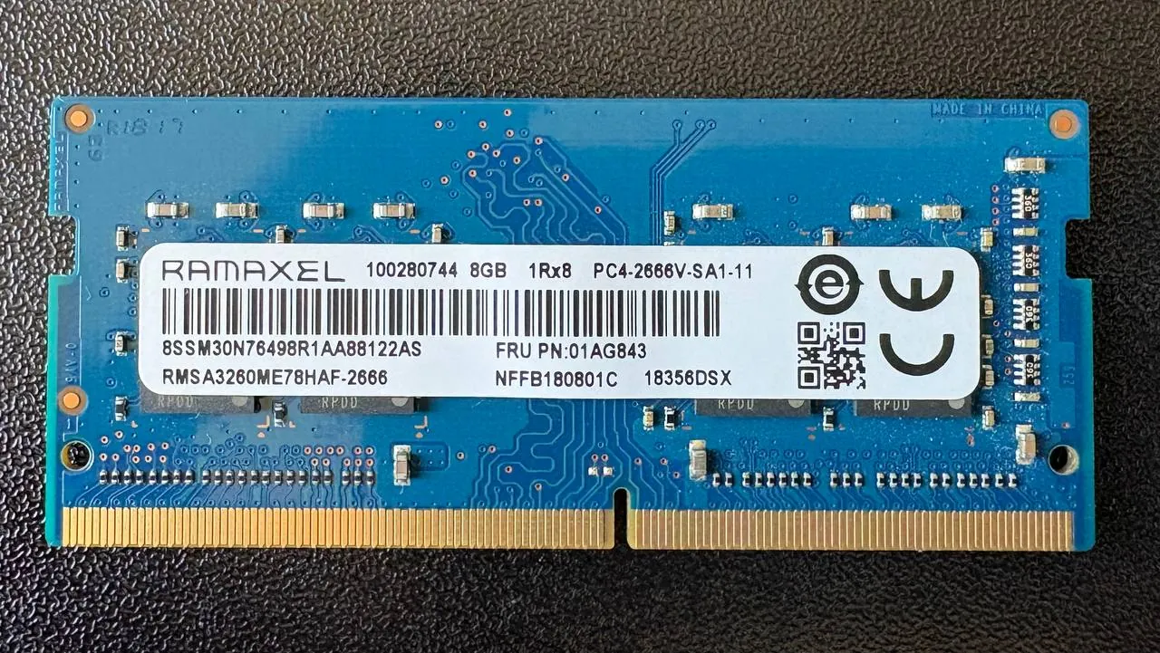 Оперативная память DDR4 8GB SO-DIMM 1