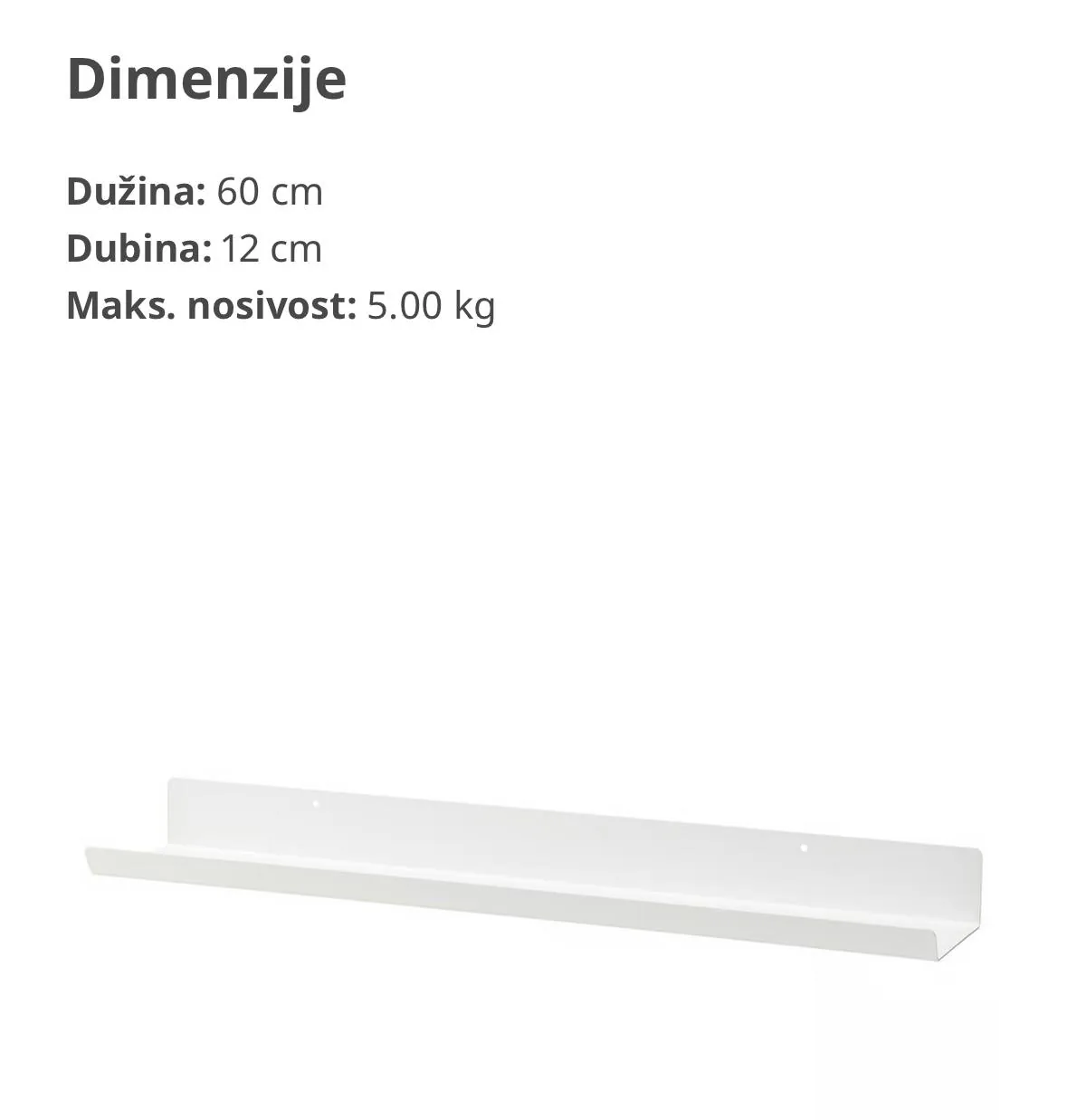 Зеркало с полкой IKEA Malmback новое 2