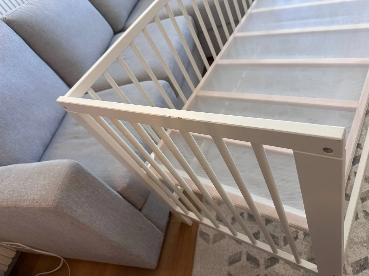 Детская кроватка IKEA Gulliver с матрасом 9