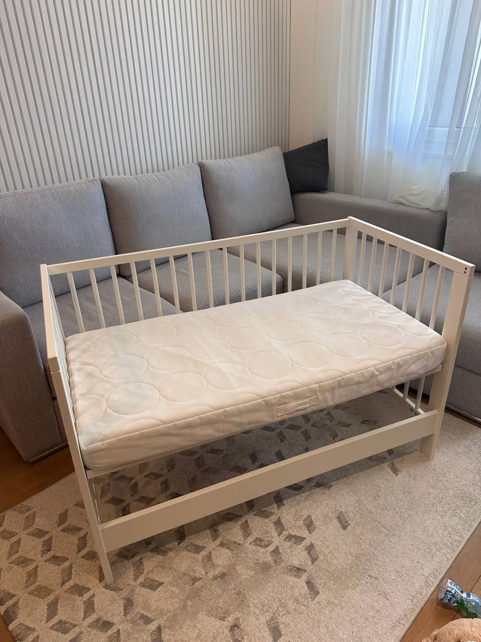 Детская кроватка IKEA Gulliver с матрасом 4