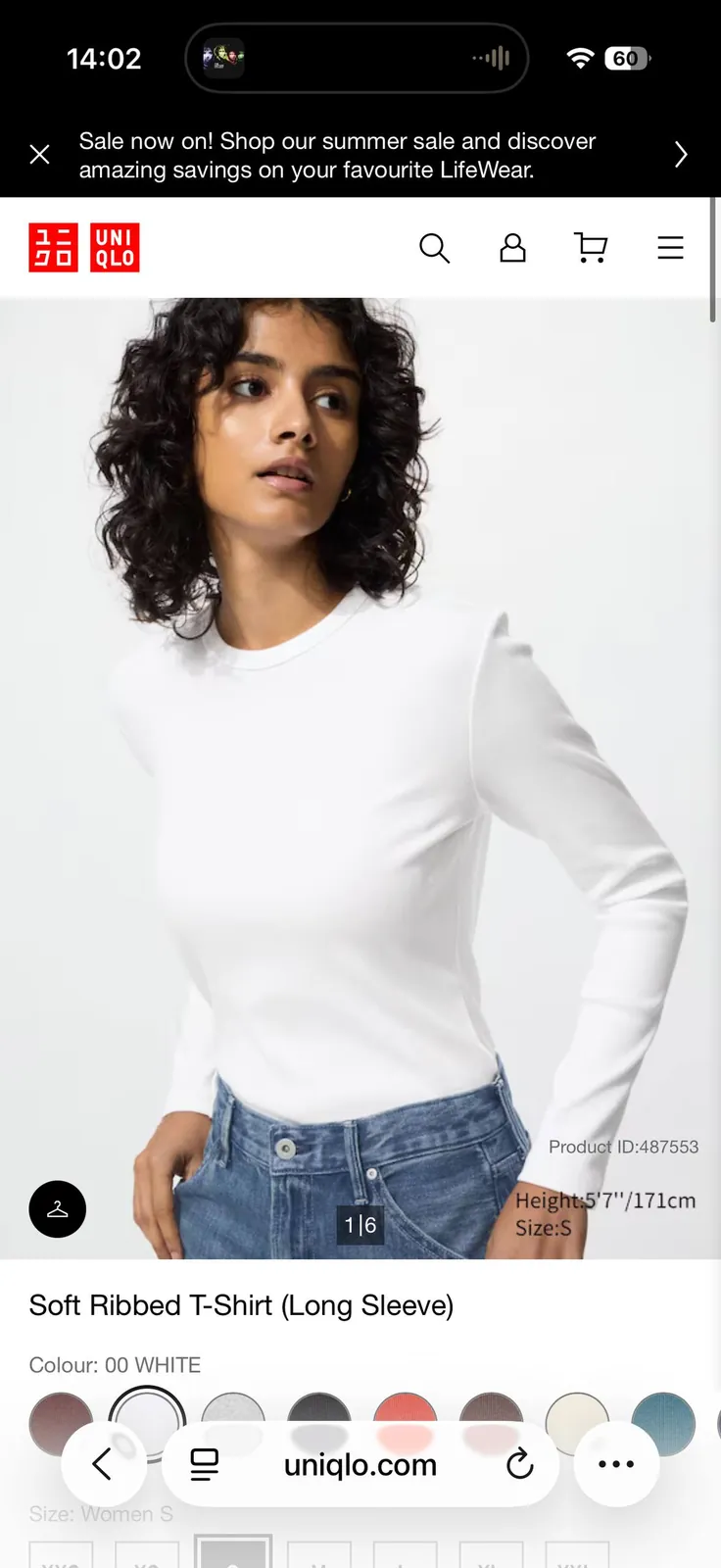 Лонгслив Uniqlo мужской XL новый 1